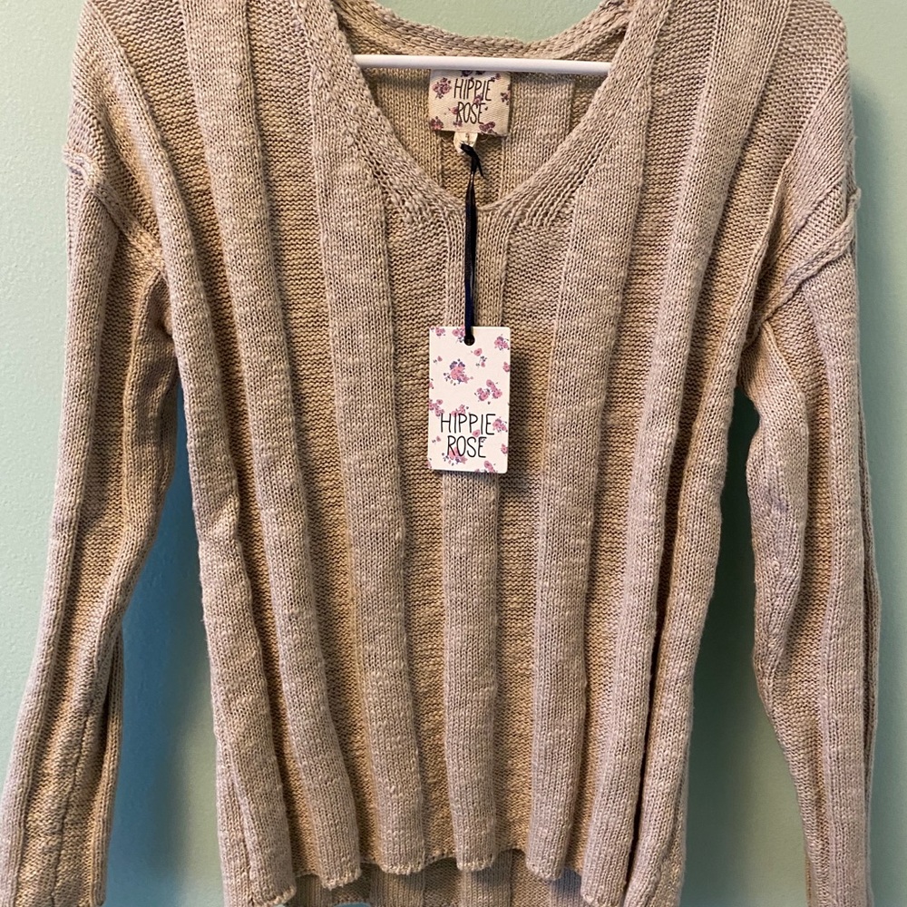 Boho style sweater